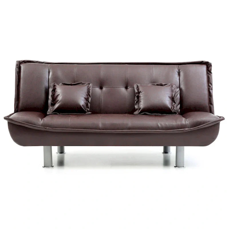 Lionel Faux Leather Sofa Bed