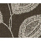 Divanetto tradizionale marrone grano con borchie decorative