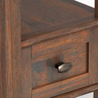 WYNDENHALL Norfolk TAVOLINO LATERALE STRETTO RETTANGOLARE TRADIZIONALE IN LEGNO MASSELLO, LARGHEZZA 14 POLLICI - 14 pollici di larghezza
