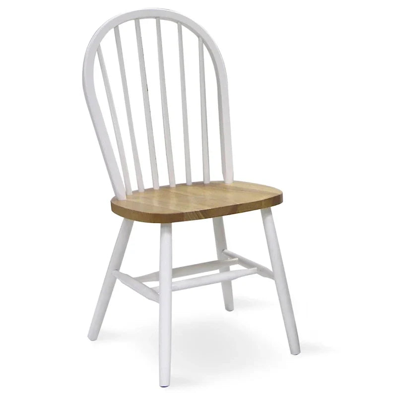 International Concepts Solid Wood Windsor Spindle Back Dining Chair