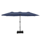 MAISON ARTS Ombrellone Doppio da 4,5 m, Extra Large, per Patio, con Base Inclusa