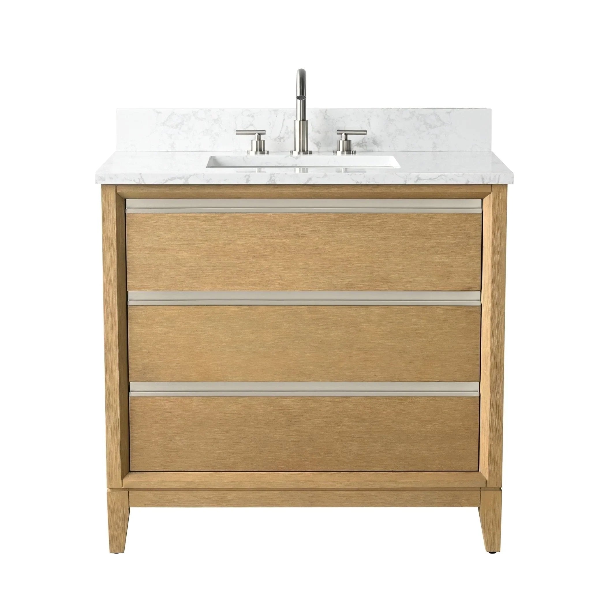 Mobile da Bagno Vanity Art con Lavabo in Ceramica e Top in Marmo Ricomposto