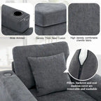 Chaise longue oversize a tre misure con cuscini