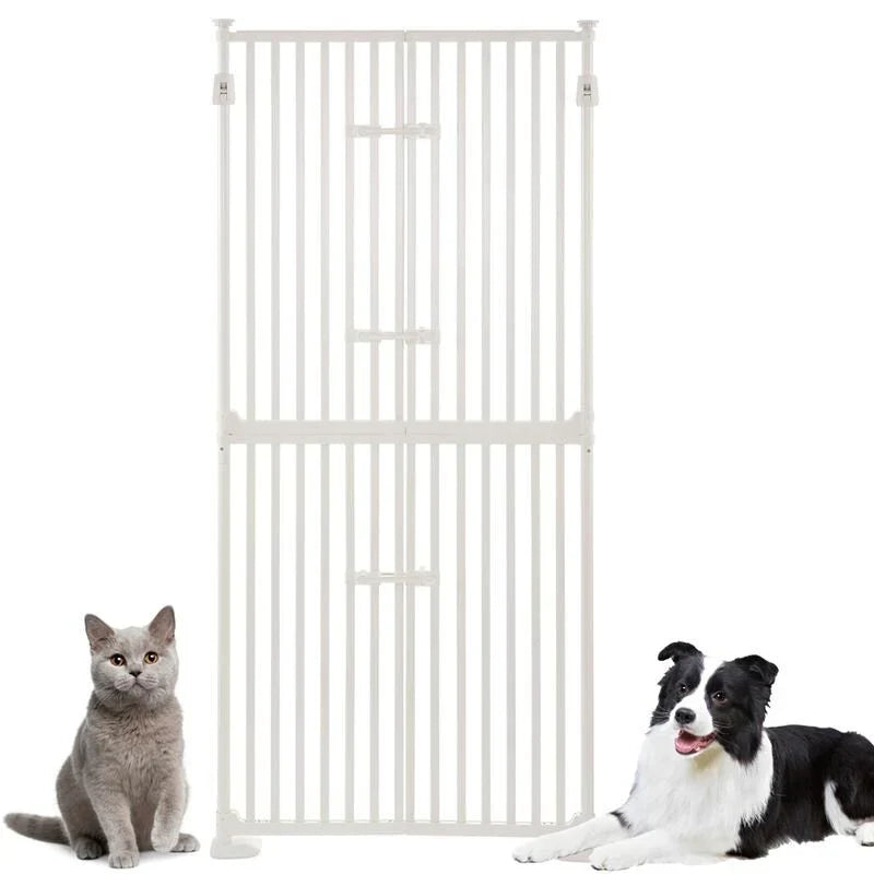 unipaws Cancelletto per Gatti Extra Alto 74 pollici con serrature per porte