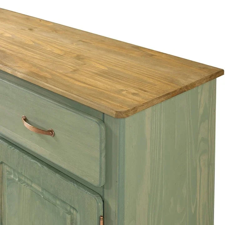 Credenza in legno verde