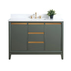 Mobile da Bagno Vanity Art con Lavabo in Ceramica e Top in Marmo Ricomposto
