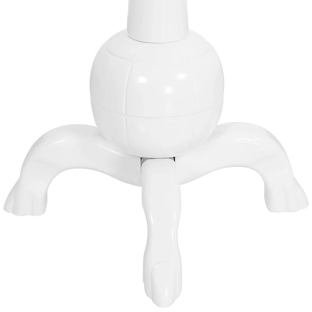 Appendiabiti da terra "ramo d'albero" in legno di gomma con 8 ganci - 24,5L x 70,87H