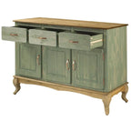 Credenza in legno verde