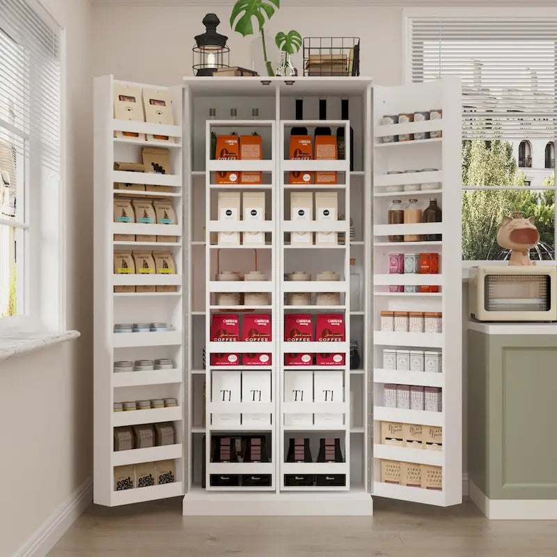 Organizzatore da cucina versatile: mobiletto compatto da 31,5" con archiviazione intelligente
