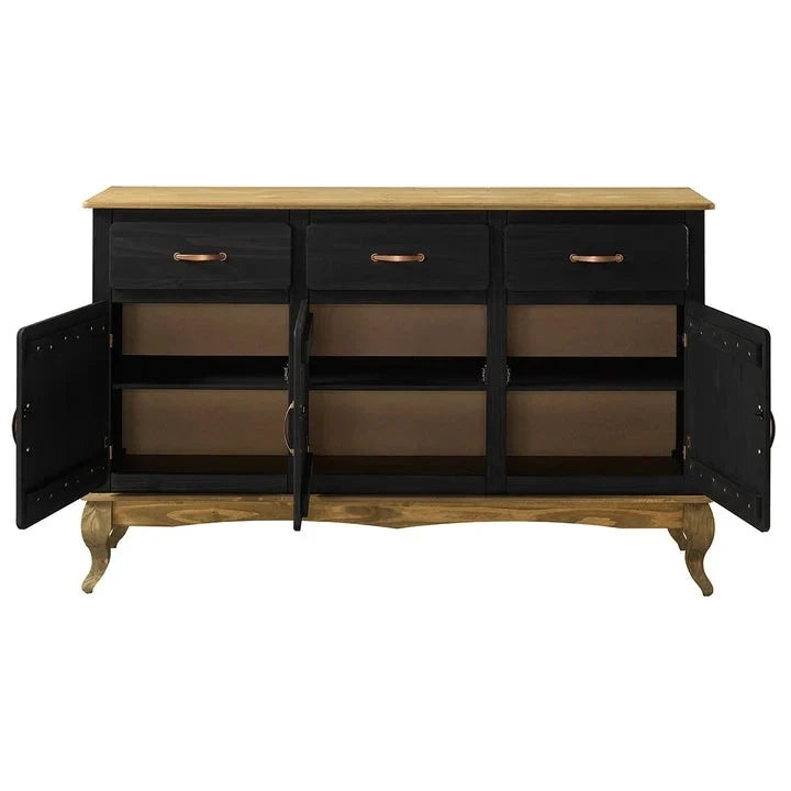 Credenza in legno verde