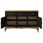 Credenza in legno verde
