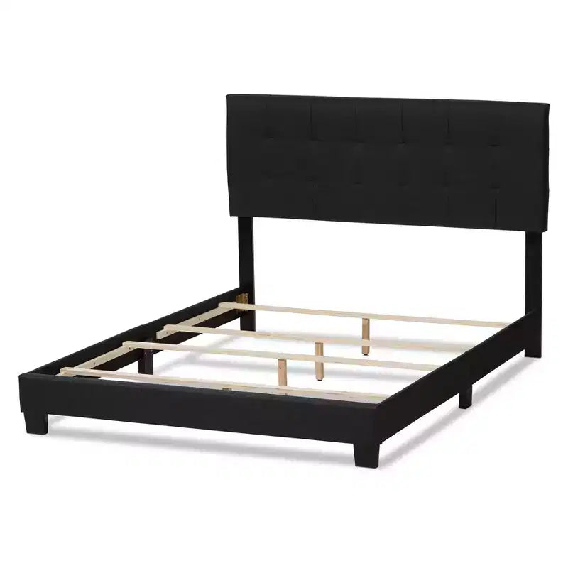 Letto in Tessuto Moderno e Contemporaneo Brookfield - Baxton Studio