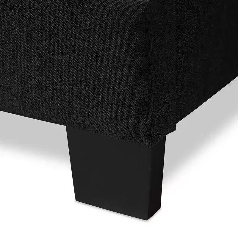 Letto in Tessuto Moderno e Contemporaneo Brookfield - Baxton Studio