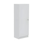 HomeRoots 47 White Wood Pantry Or Storage Closet - 16.9' X '47.4' X '12.3
