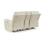 Divanetto reclinabile elettrico Signature Design by Ashley Dahlmoore Beige con console - 76 L x 42 P x 40 A