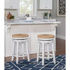 Sgabello da bar senza schienale Noah Swivel, altezza bancone - Powell