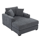 Chaise longue oversize a tre misure con cuscini