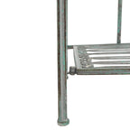 SAFAVIEH Bryn Scaffale da panettiere da esterno a 4 ripiani in ferro battuto vittoriano - 25 pollici L x 15 pollici P x 63 pollici H - 25 L x 15 P x 63 H