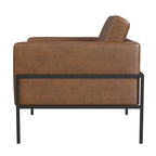 HomePop Modern Upholstered Club Chair w/Metal Frame