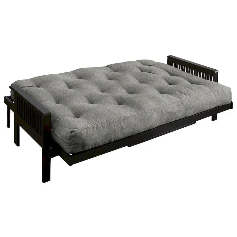 Materasso per futon TruPedic Full Granite Grey 12 pollici