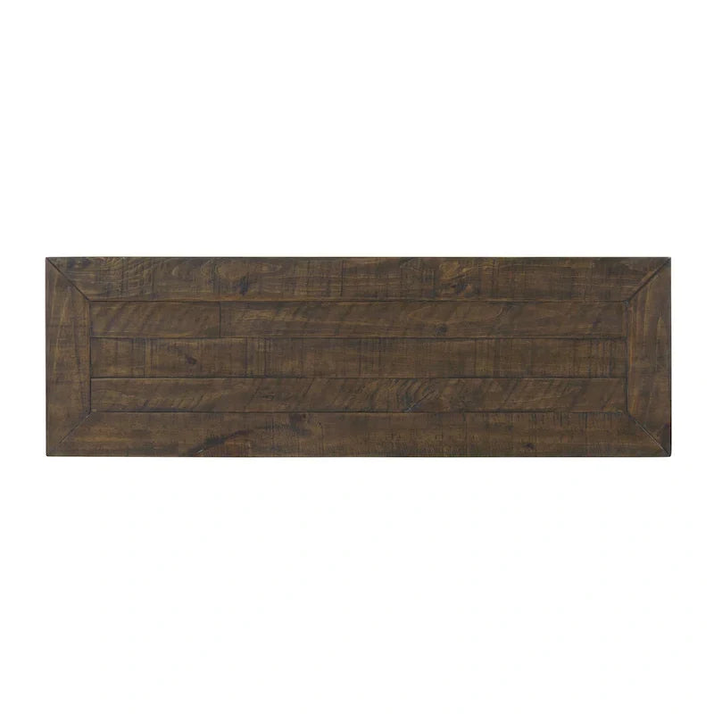 The Gray Barn Downington Consolle da Divano in Legno Massello a 2 Cassetti