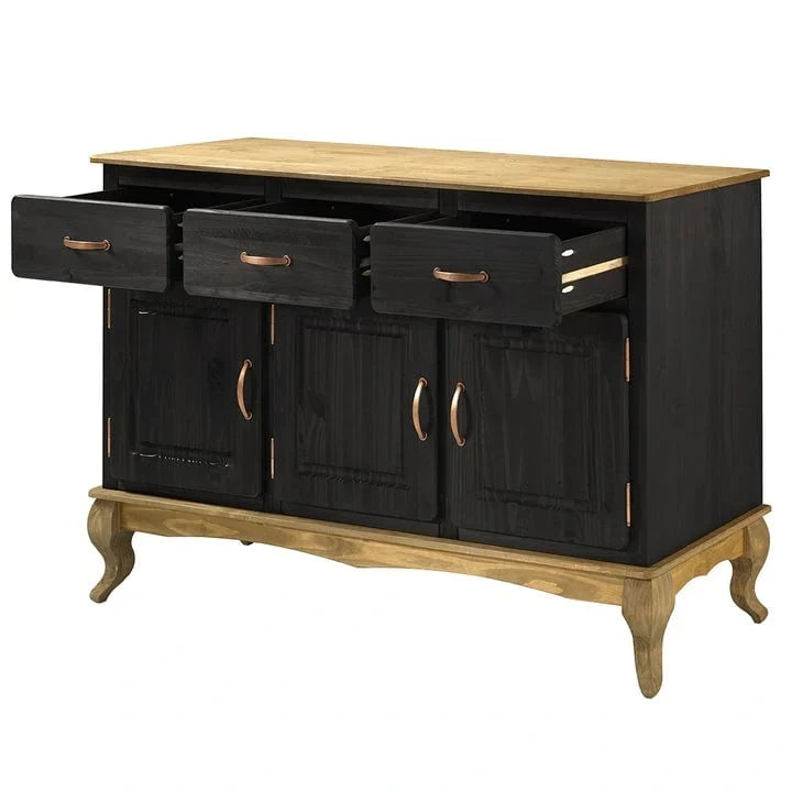 Credenza in legno verde