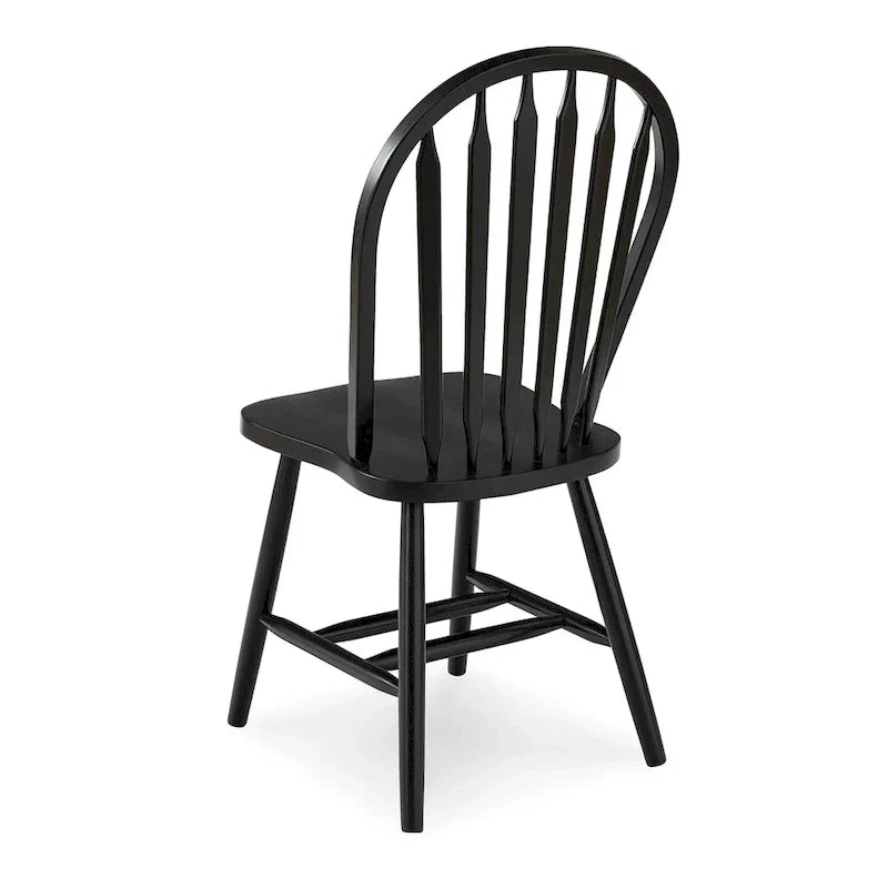 Sedia da pranzo in legno massello Windsor Arrowback