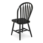 Sedia da pranzo in legno massello Windsor Arrowback