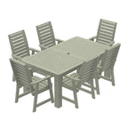 HIGHWOOD PROFESSIONAL Set da pranzo da esterno 7 pezzi 42x72
