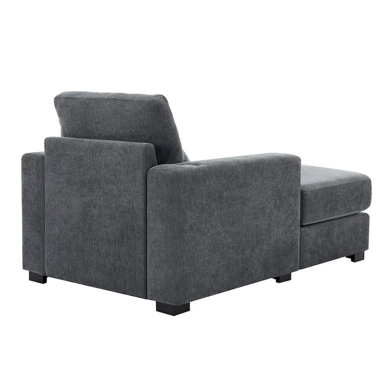Chaise longue oversize a tre misure con cuscini