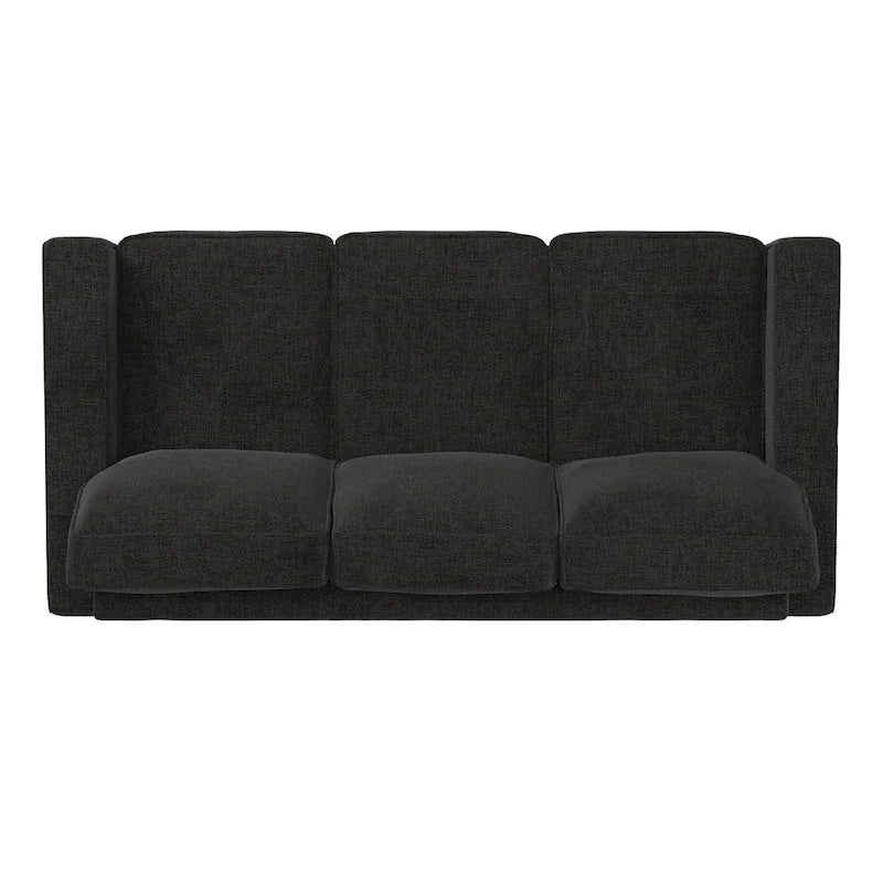 Divano Roros con braccioli quadrati e rivestimento in tessuto di iNSPIRE Q Classic