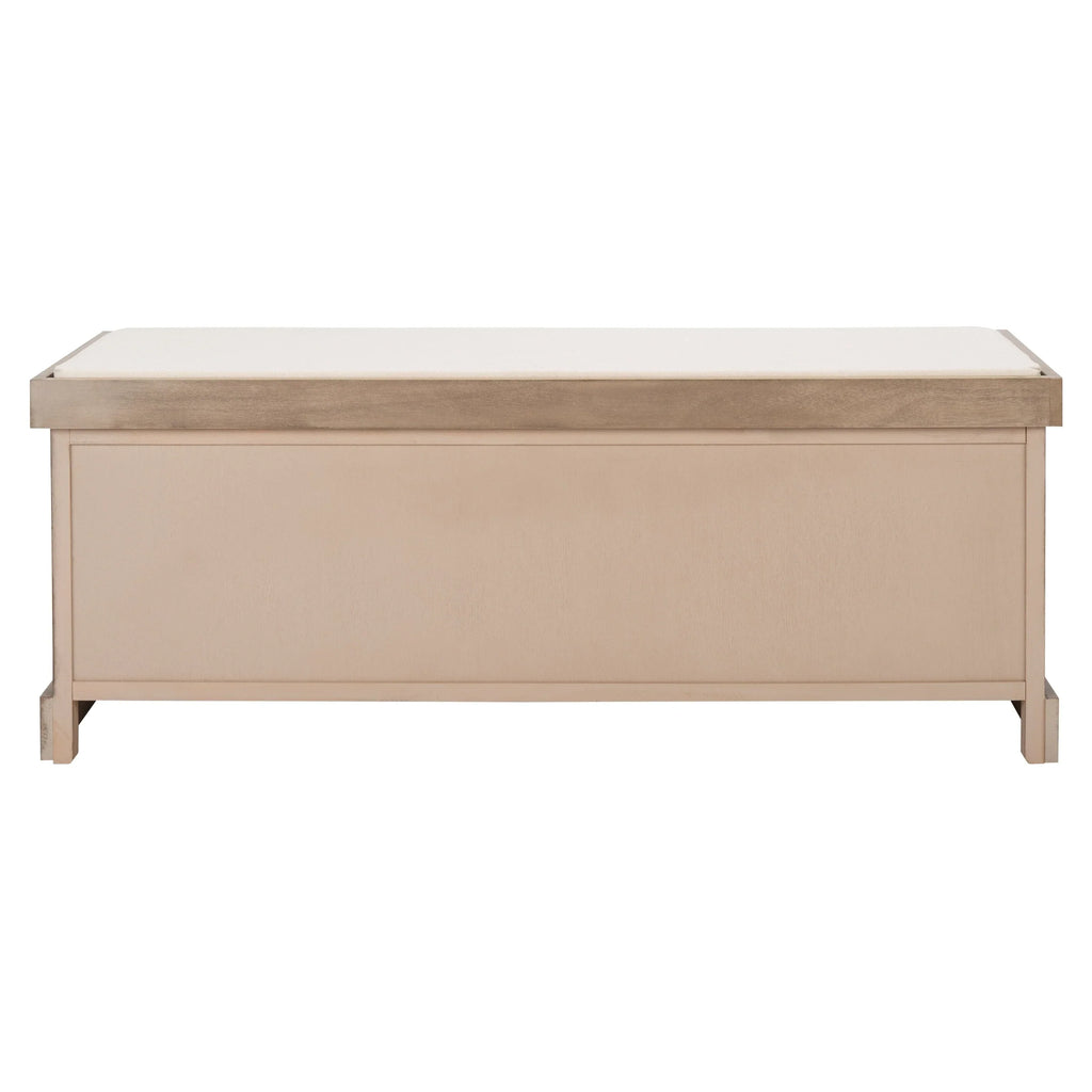 SAFAVIEH Fiorello Panca Contenitore a 3 Cassetti con Cuscino - 47,3 L x 15 P x 19 A - 47Lx15Px19A