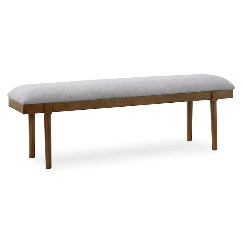 Panca da pranzo imbottita Signature Design by Ashley Lyncott Grigio/Marrone 59 - 59,25 L x 15,13 P x 19,75 A