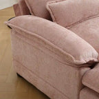 Divano componibile Cloud per soggiorno, divano a U moderno in ciniglia/bouclé, comodo divano letto modulare con doppia chaise longue