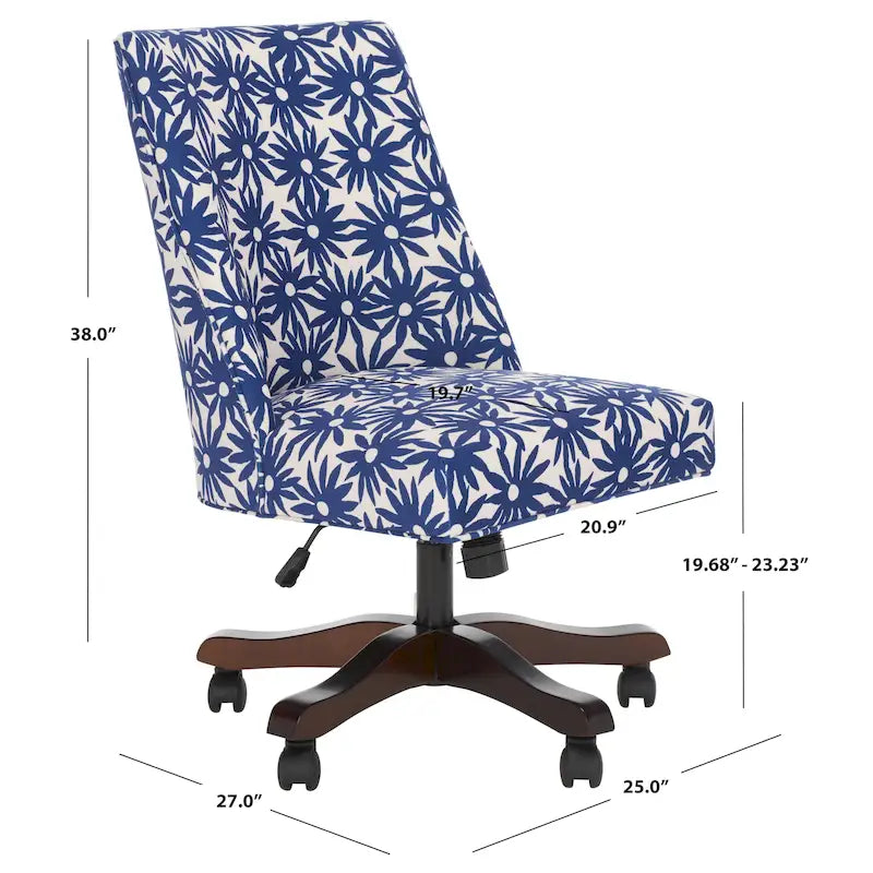 Sedia da scrivania SAFAVIEH Meggan - 25Wx27Dx38H