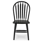 Sedia da pranzo in legno massello Windsor Arrowback