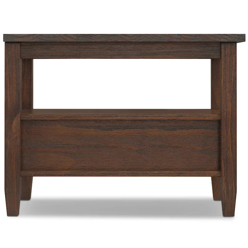 WYNDENHALL Norfolk TAVOLINO LATERALE STRETTO RETTANGOLARE TRADIZIONALE IN LEGNO MASSELLO, LARGHEZZA 14 POLLICI - 14 pollici di larghezza