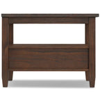 WYNDENHALL Norfolk TAVOLINO LATERALE STRETTO RETTANGOLARE TRADIZIONALE IN LEGNO MASSELLO, LARGHEZZA 14 POLLICI - 14 pollici di larghezza