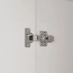 Guardaroba Armadio Mobile in Legno con 6 Cubi Contenitori e Asta Appendiabiti