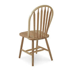 Sedia da pranzo in legno massello Windsor Arrowback