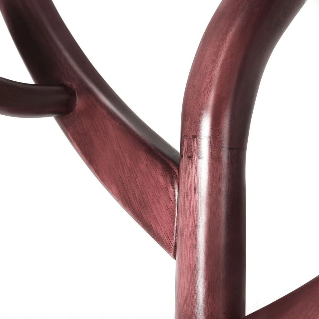 Appendiabiti da terra "ramo d'albero" in legno di gomma con 8 ganci - 24,5L x 70,87H