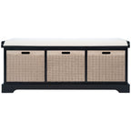 SAFAVIEH Fiorello Panca Contenitore a 3 Cassetti con Cuscino - 47,3 L x 15 P x 19 A - 47Lx15Px19A