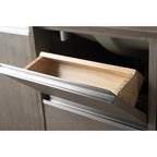 Mobile da Bagno Vanity Art con Lavabo in Ceramica e Top in Marmo Ricomposto