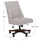 Sedia da scrivania SAFAVIEH Meggan - 25Wx27Dx38H