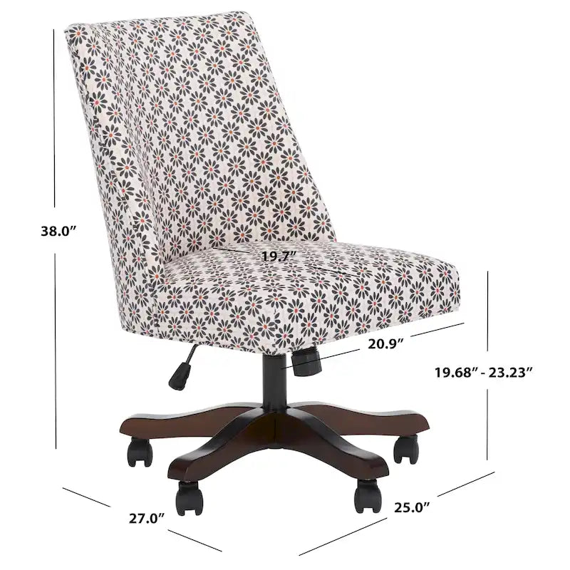 Sedia da scrivania SAFAVIEH Meggan - 25Wx27Dx38H