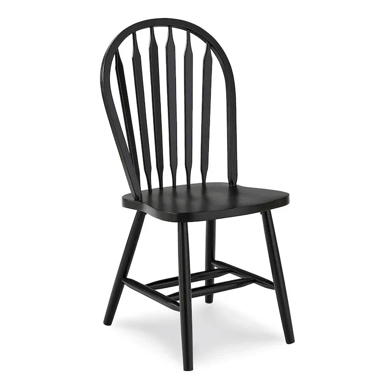 Sedia da pranzo in legno massello Windsor Arrowback