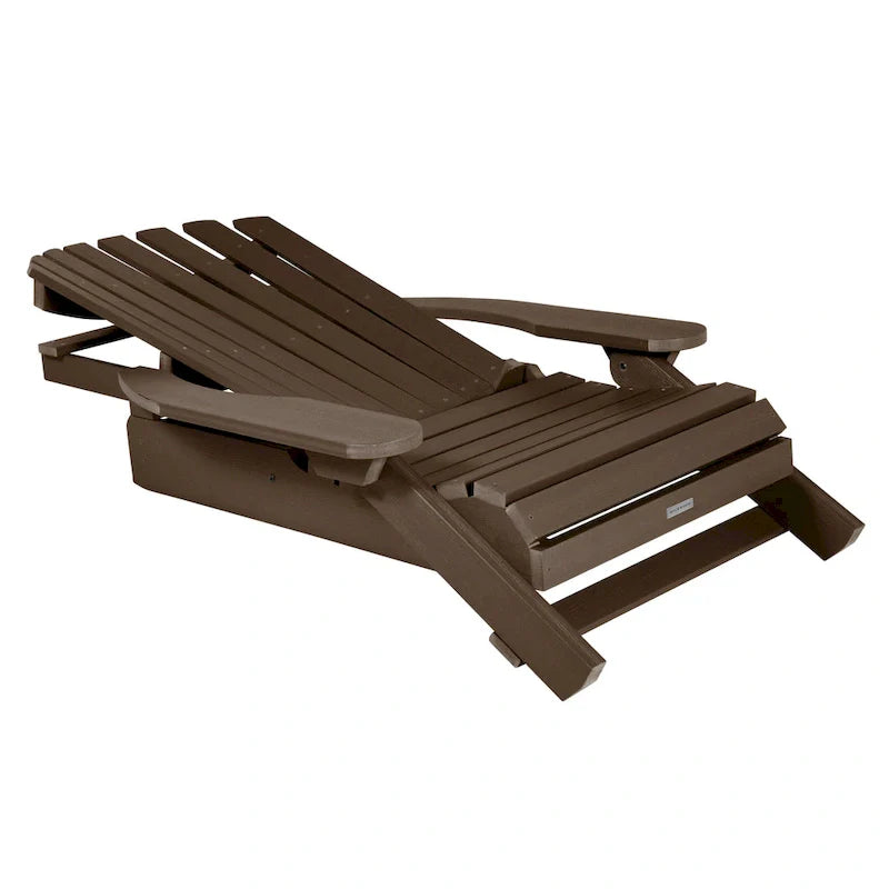 HIGHWOOD King-Size Folding and Reclining Adirondack Chair