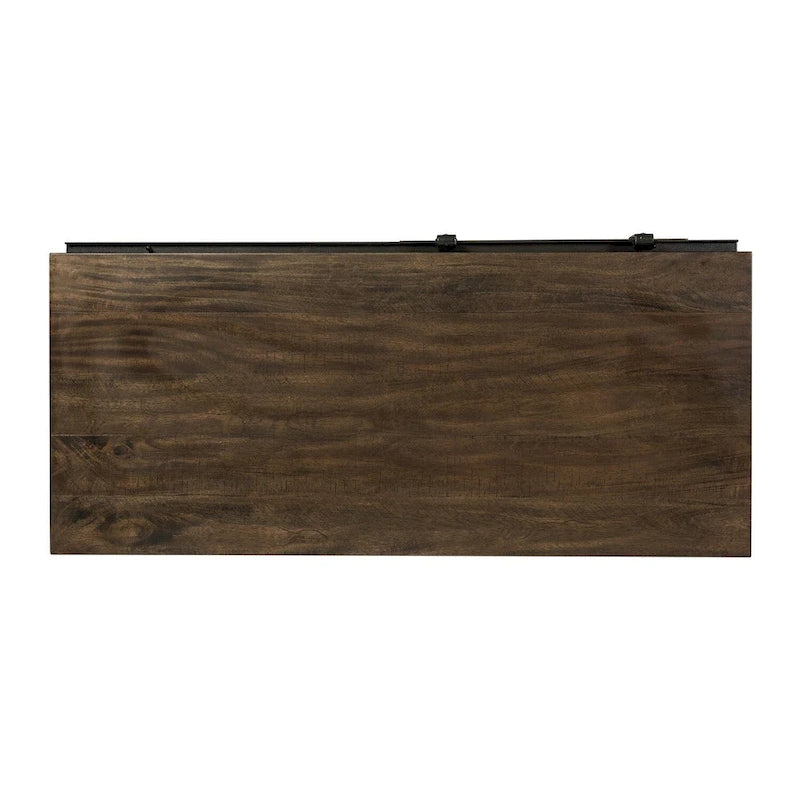 Cassettiera con ante scorrevoli Thornwood Hills Rock Beaten Grey