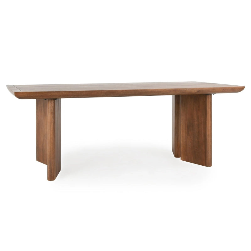 Tavolo da pranzo Selena 84 in legno di mango tinta Umber - 84Lx40Px30A