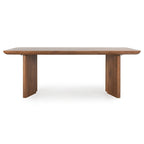 Tavolo da pranzo Selena 84 in legno di mango tinta Umber - 84Lx40Px30A